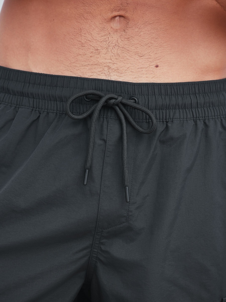Black Utility Swim Shorts - Image 8 of 14