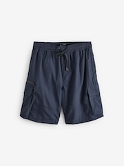 Navy Blue Utility Swim Shorts - Image 8 of 8