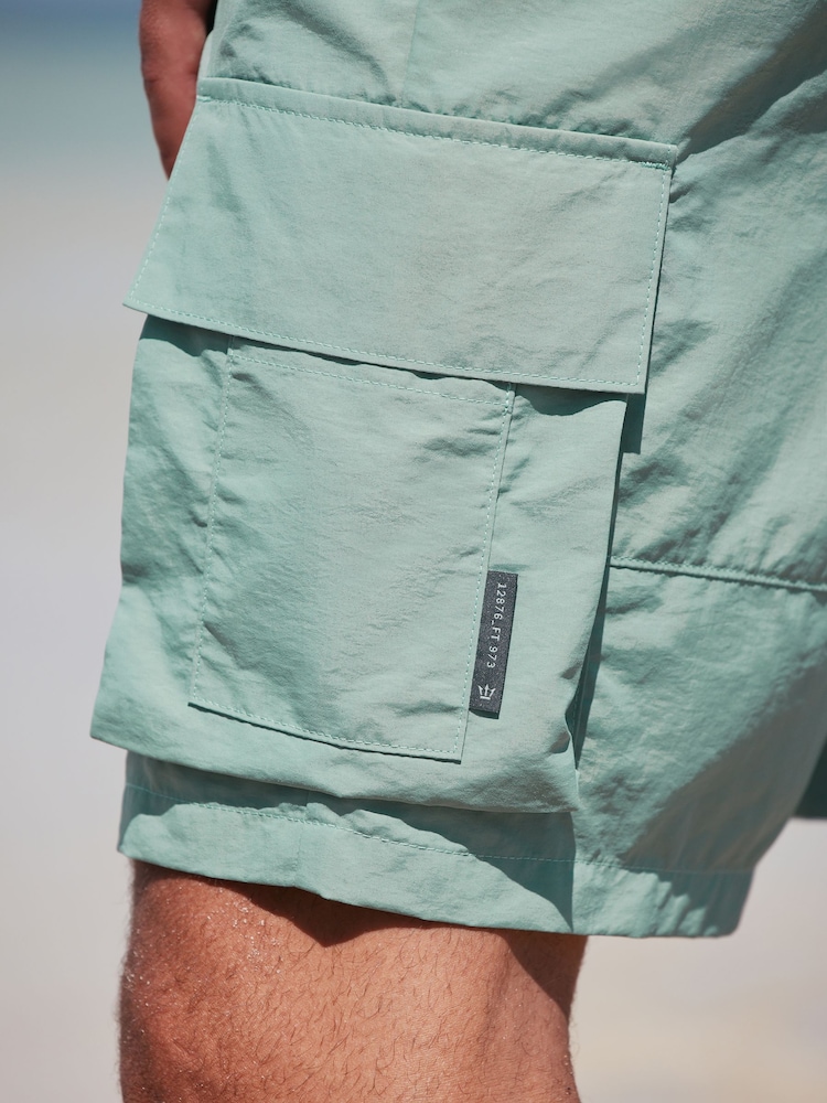 vert - Shorts de bain utilitaires - Image 6 of 13