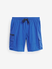 Cobalt Blue Utility Swim Shorts - Image 1 of 17
