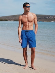 Cobalt Blue Utility Swim Shorts - Image 4 of 17
