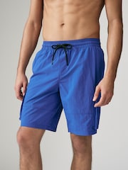 Cobalt Blue Utility Swim Shorts - Image 6 of 17