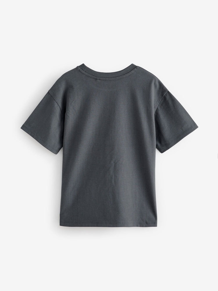 Black Def Leppard Print 100% Cotton Band License T-Shirt (3-16yrs) - Image 5 of 7
