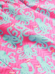 Pink Octopus Conversational Printed Swim Shorts - Image 10 of 10