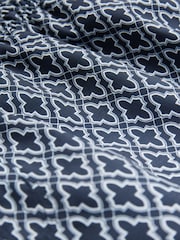 Navy Geometric Tile Printed Swim Shorts - Image 10 of 10