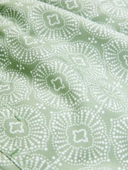 Sage Green Geometric Printed Swim Shorts - Image 11 of 11