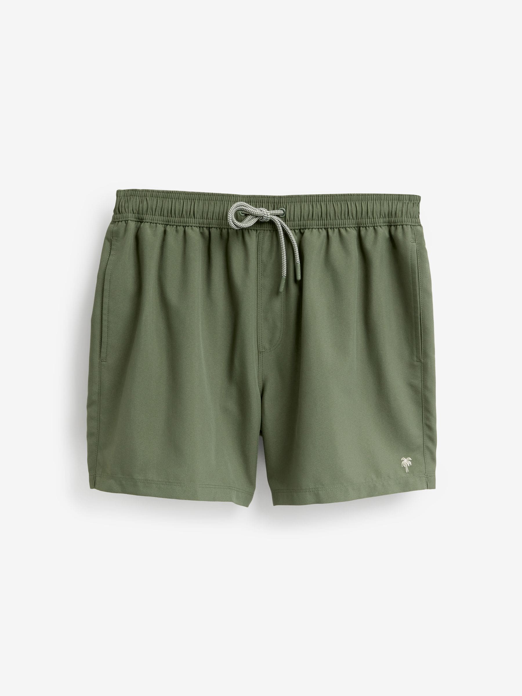 Buy Black/Khaki Green Essential Swim Shorts 2 Pack from Next Romania