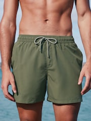 Black/Khaki Green Essential Swim Shorts 2 Pack - Image 2 of 21