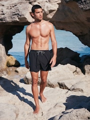 Black/Khaki Green Essential Swim Shorts 2 Pack - Image 5 of 21