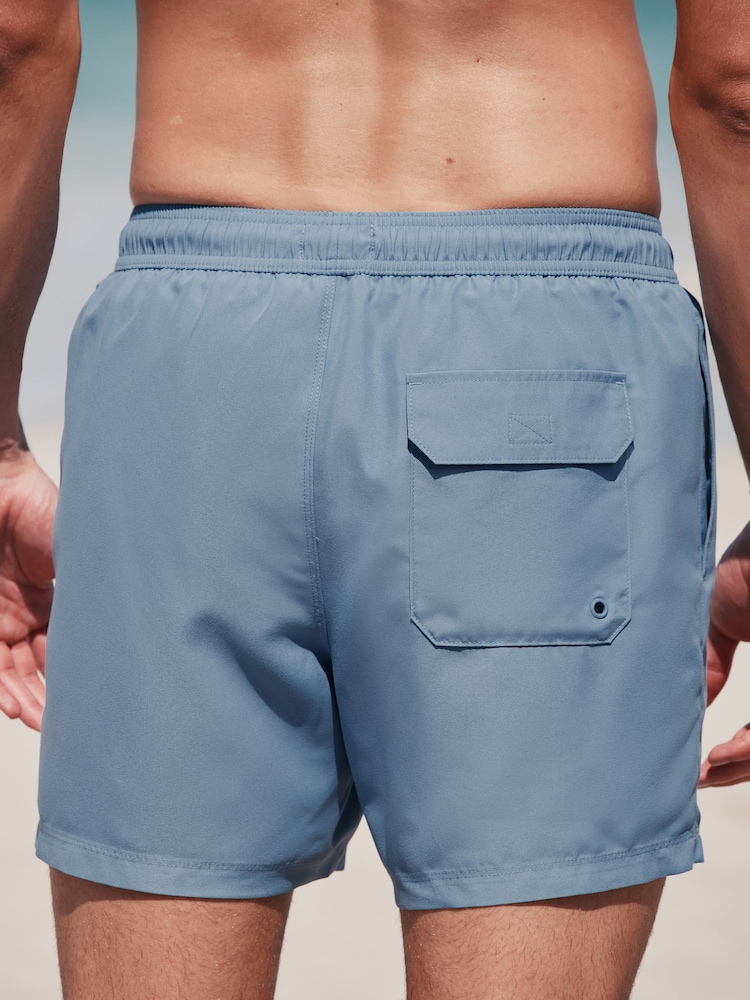 Slate Blue/Navy Blue - Essential Swim Shorts 2 Pack - Image 11 of 20