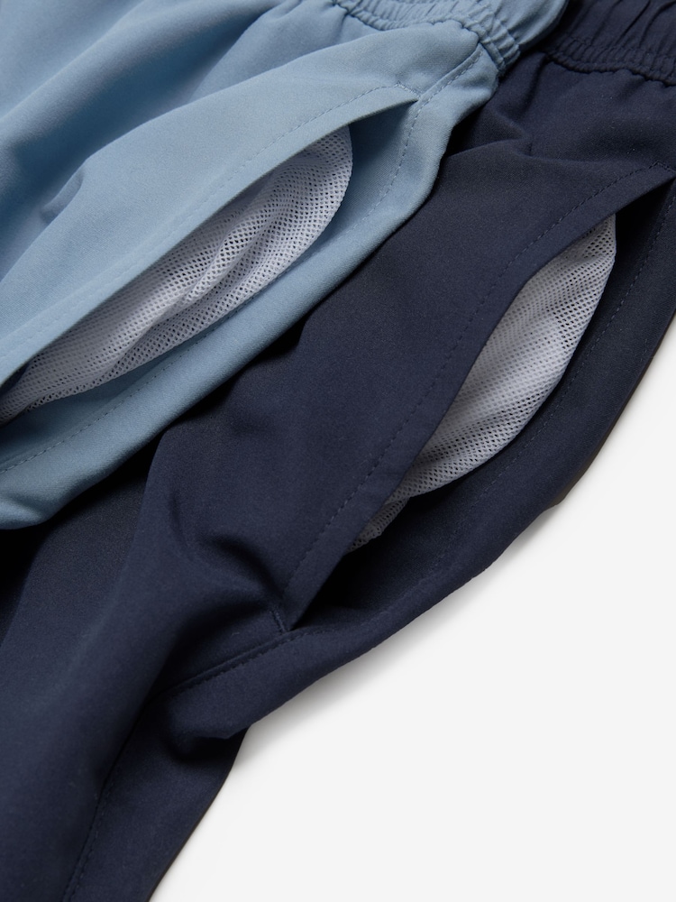 Slate Blue/Navy Blue - Essential Swim Shorts 2 Pack - Image 19 of 20