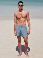 Slate Blue/Navy Blue Essential Swim Shorts 2 Pack - Image 3 of 20