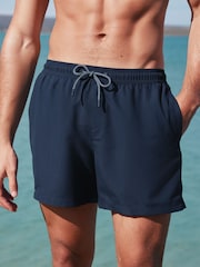 Slate Blue/Navy Blue Essential Swim Shorts 2 Pack - Image 6 of 20