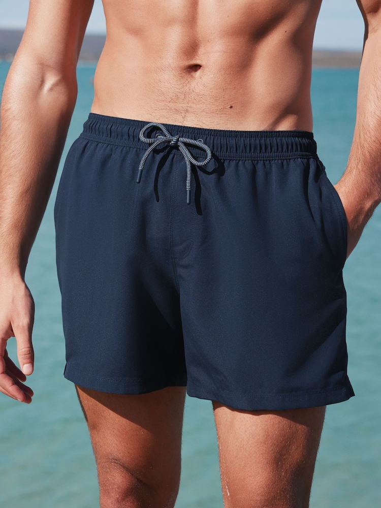 Slate Blue/Navy Blue - Essential Swim Shorts 2 Pack - Image 6 of 20