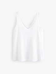 White Modal Slouch Vest - Image 4 of 6