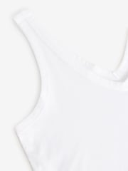 White Modal Slouch Vest - Image 6 of 6