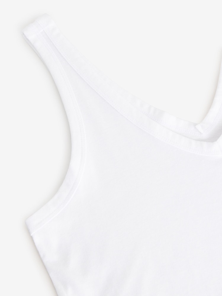 White Modal Slouch Vest - Image 6 of 6
