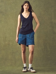 Navy Modal Slouch Vest - Image 2 of 8