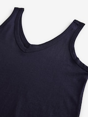 Navy Modal Slouch Vest - Image 7 of 8