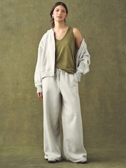 Olive Green Modal Slouch Vest - Image 4 of 8
