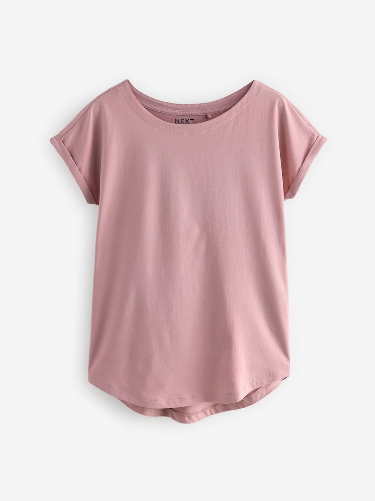 Violet mauve - Haut t-shirt à manches cap - Image 6 of 8