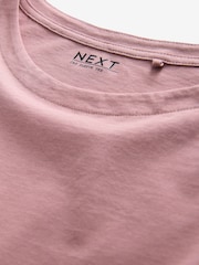 Violet mauve - Haut t-shirt à manches cap - Image 8 de 8