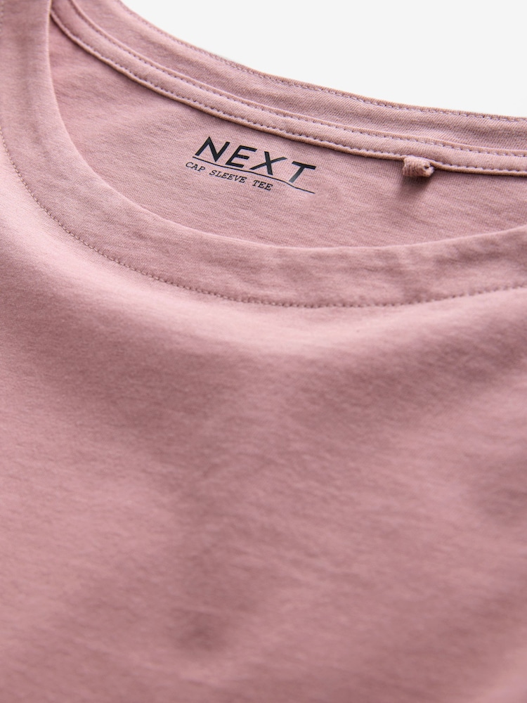 Violet mauve - Haut t-shirt à manches cap - Image 8 of 8