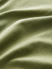 Olive Green Cap Sleeve T-Shirt Top - Image 8 of 8