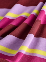 Listra roxa/rosa - Camiseta Essential de algodão puro de manga curta com gola redonda - Imagem 8 de 8