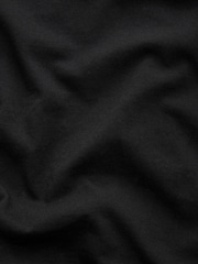 Black 100% Cotton Long Sleeve T-Shirt - Image 8 of 8