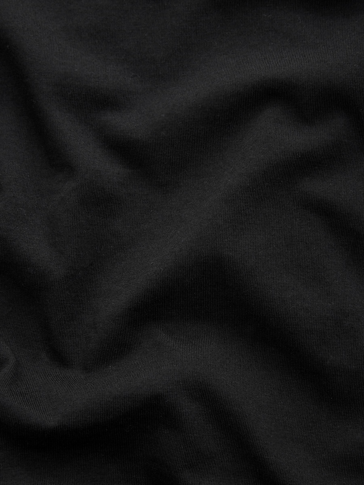 Schwarz - 100% Cotton Long Sleeve T-Shirt - Bild 8 von 8 Schwarz - 100% Cotton Long Sleeve T-Shirt - Bild 8 von 8