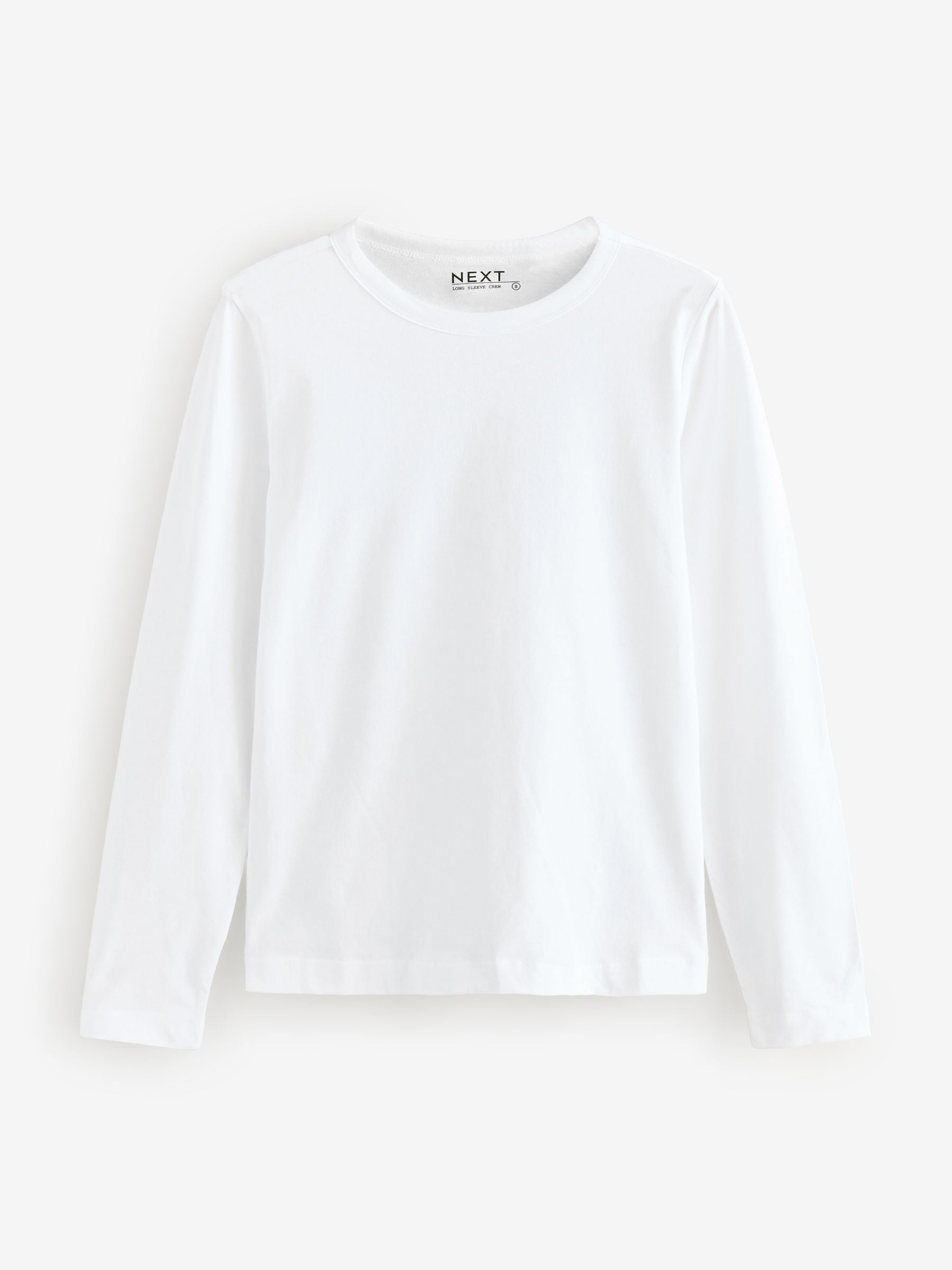 ★COOR★ Compact Cotton Long Sleeve T-Shirt White CXE2TS04V- James Solid OoohCotton Shirt – BUGATCHI
