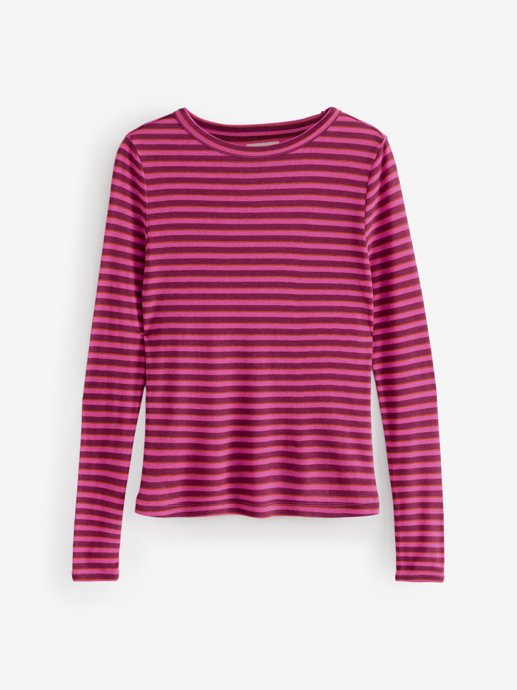 Buy Burgundy Red Stripe 100% Cotton T-Shirt from Next Hong Kong