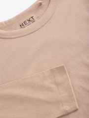 Neutral 100% Cotton Long Sleeve T-Shirt - Image 7 of 7