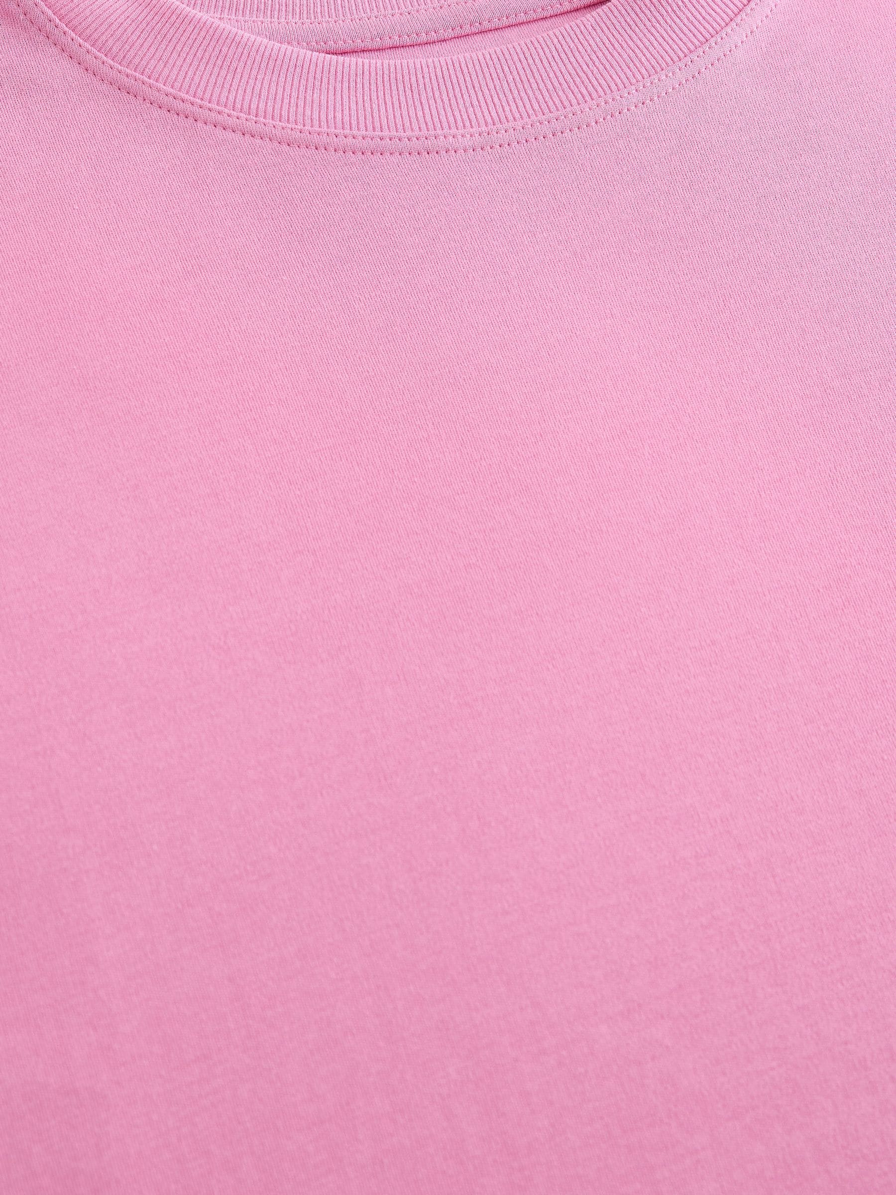 最安値級価格 Buy Bright Pink 100% Cotton Relaxed Fit Heavyweight Longline トップス