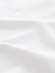 White 100% Cotton Relaxed Fit Heavyweight Longline Crew Neck T-Shirt - Image 6 of 7