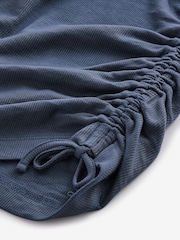 Inky Blue Ruched TENCEL™ Vest - Image 7 of 8