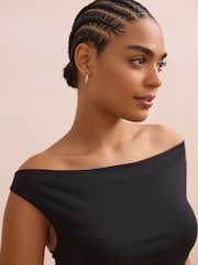 Black Open Neck Vest - Image 4 of 6