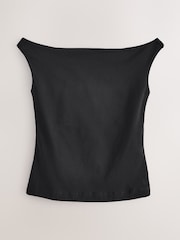 Black Open Neck Vest - Image 5 of 6