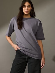 أسود وأبيض - Oversized 100% Cotton T-Shirts 3 Pack - صورة 10 من 12