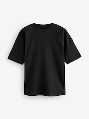 أسود وأبيض - Oversized 100% Cotton T-Shirts 3 Pack - صورة 3 من 12