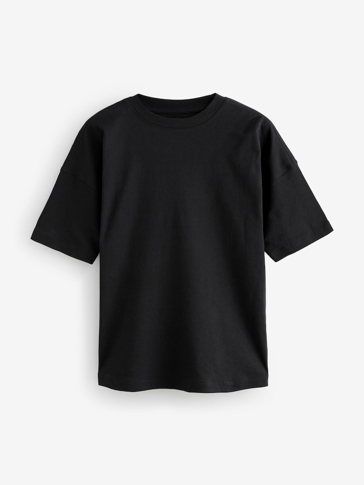 monochrome - T-shirt oversize en coton 100% 3 Pack - Image 3 of 12