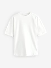 أسود وأبيض - Oversized 100% Cotton T-Shirts 3 Pack - صورة 4 من 12