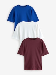 متعدد الألوان - Oversized 100% Cotton T-Shirts 3 Pack - صورة 1 من 10