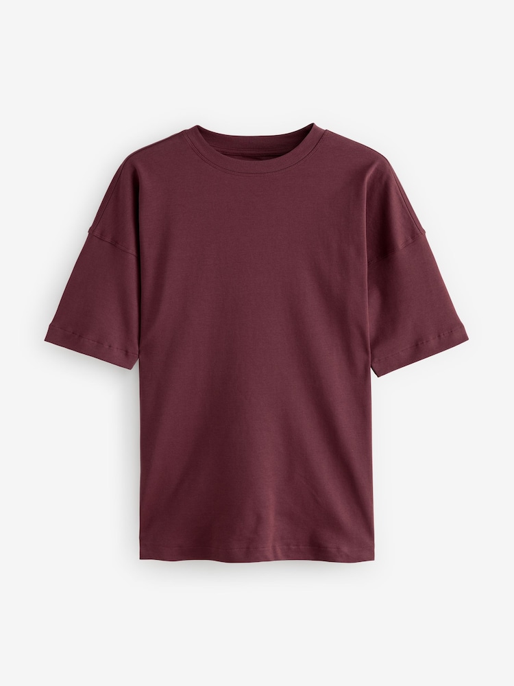 Multi Oversized 100% Cotton T-Shirts 3 Pack - Image 4 of 10