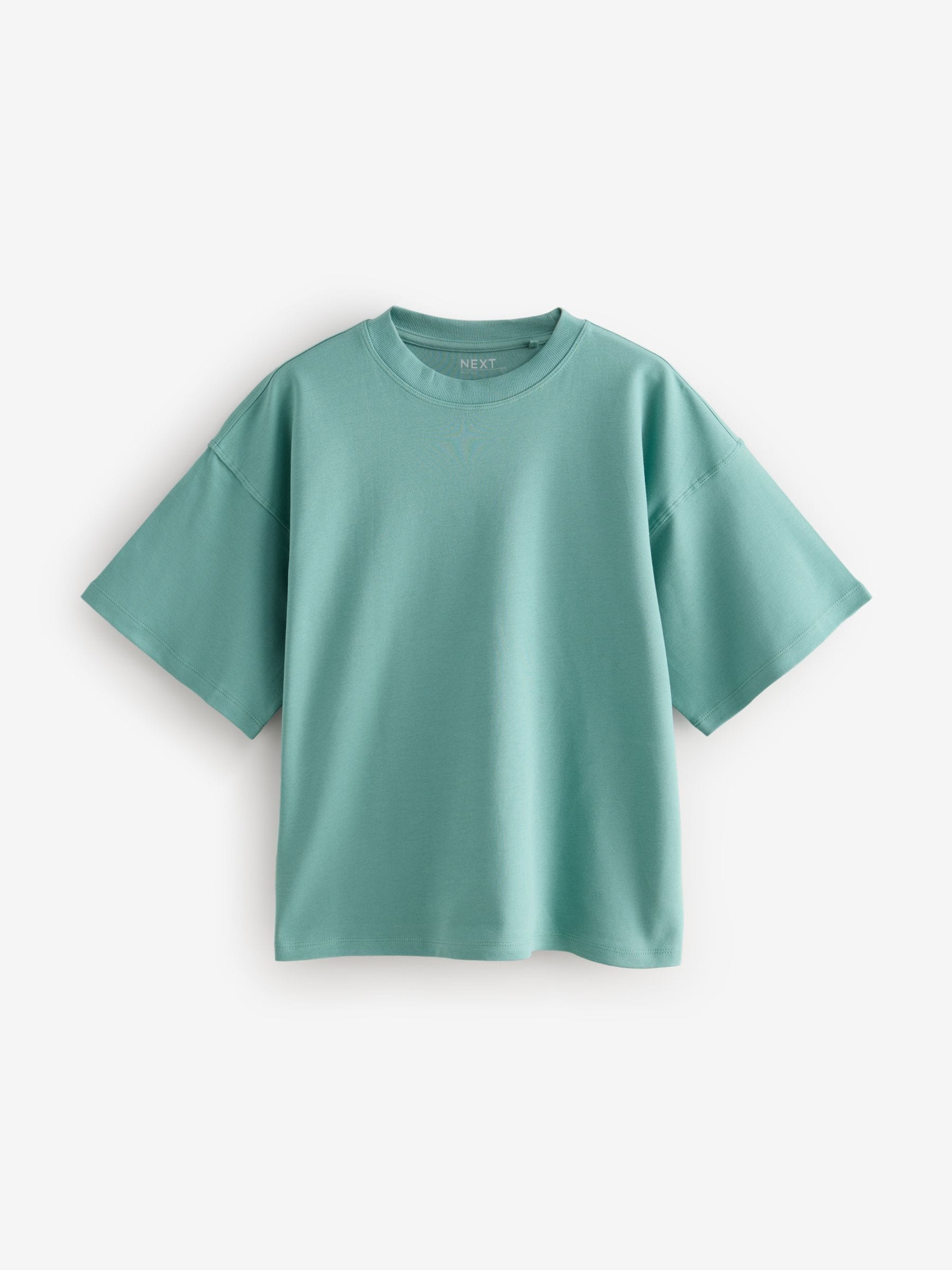 Buy Multi 100% Cotton Boxy Short Sleeve T-Shirts 5 Pack from
