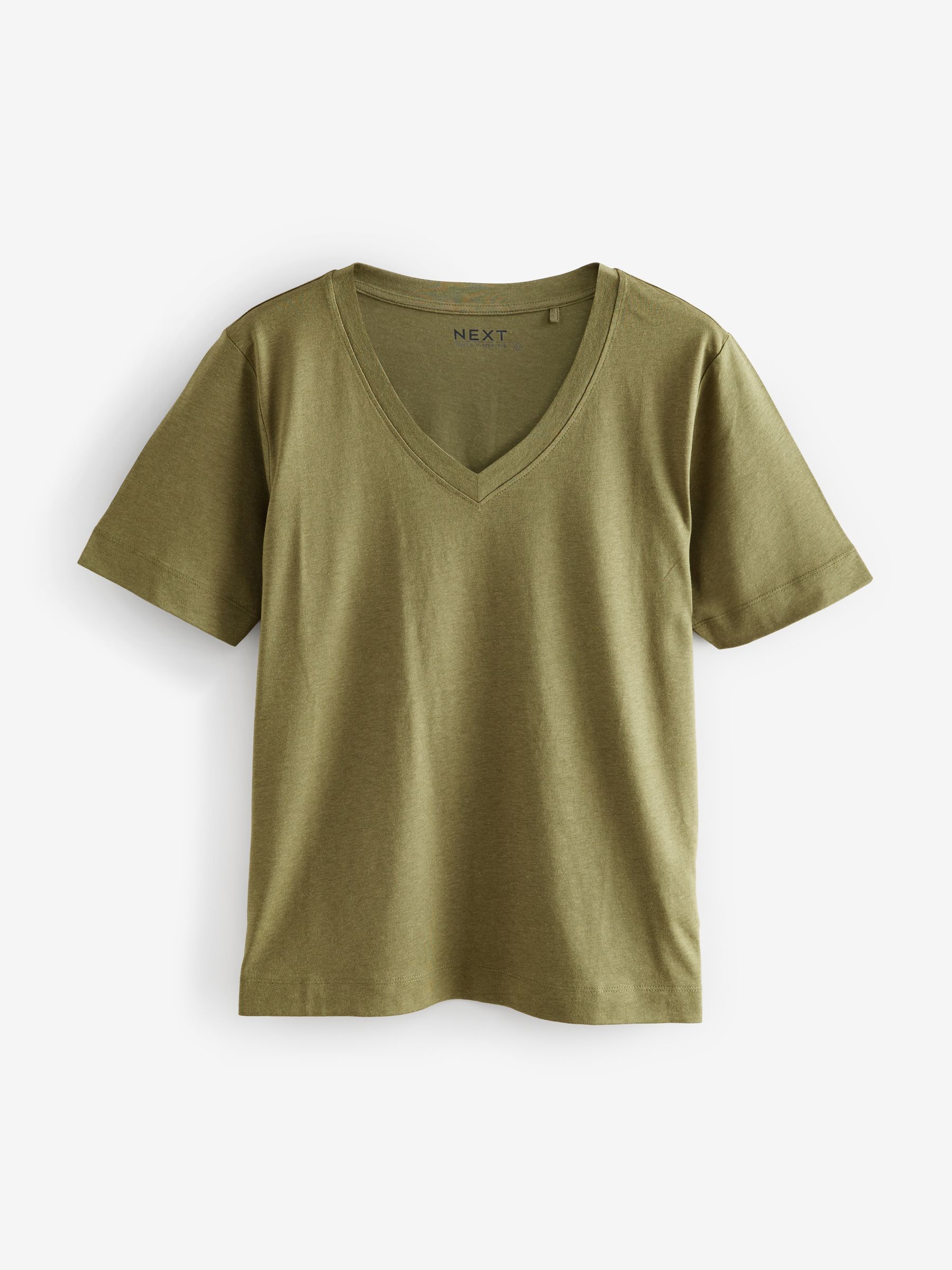 トップス 6 COTTON JACQUARD V NECK 5SLEEVE SHIRT 6 COTTON JACQUARD V NECK 5SLEEVE SHIRT