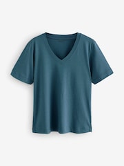 Red/Teal Modal Slouch Short Sleeve T-Shirt 3 Pack - Image 10 of 12