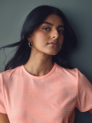 Orange/Blanc/Rayure - Lot de 3 t-shirts au quotidien - Image 6 of 12