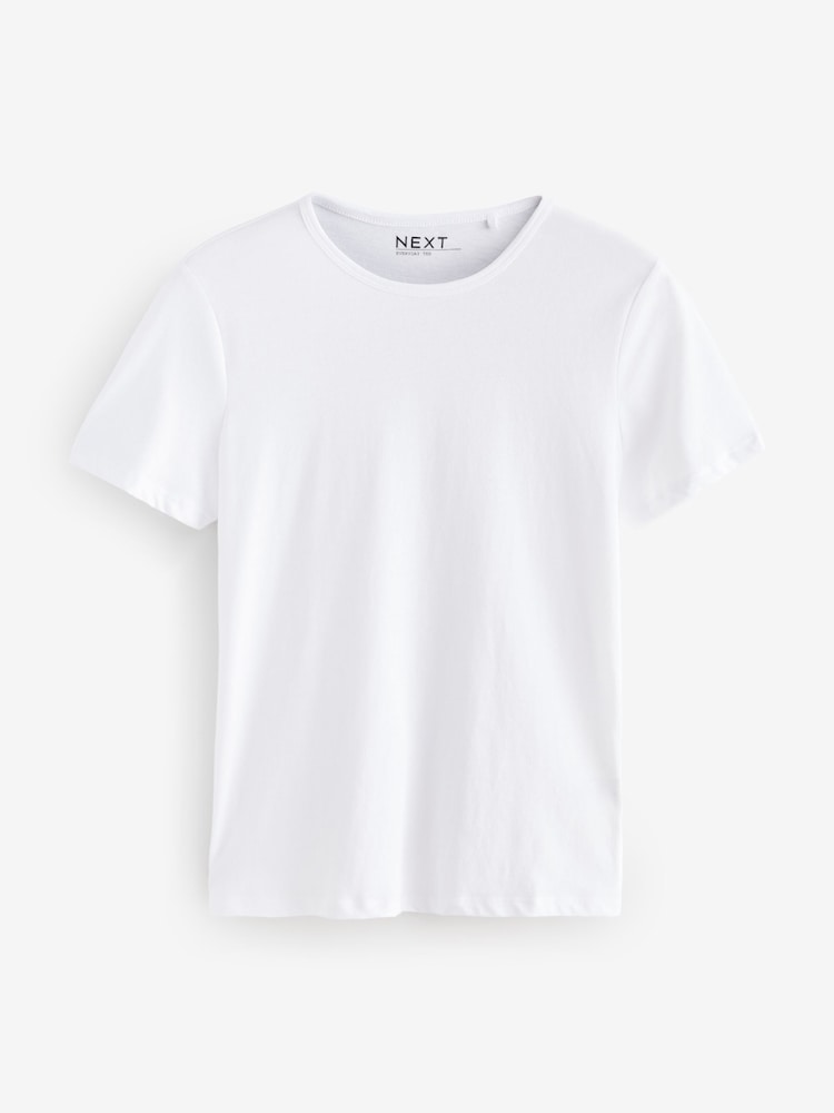 Orange/Blanc/Rayure - Lot de 3 t-shirts au quotidien - Image 9 of 12